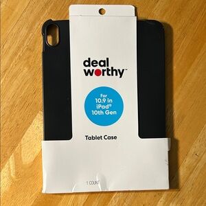 Black Tablet Case for iPad 10th Gen